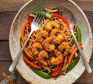 Noodles Prawns