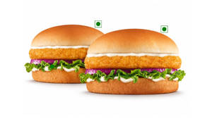 (2) Crispy Veg Burger