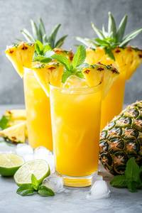 Pineapple and lime juice