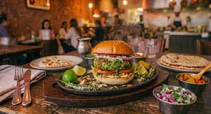 Aloo tikki burger