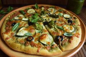 The Pesto Pizzas