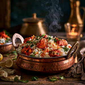Masaledar Chicken Tikka Biryani