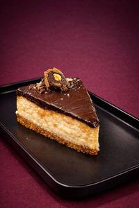 Nutella Cheesecake Slice