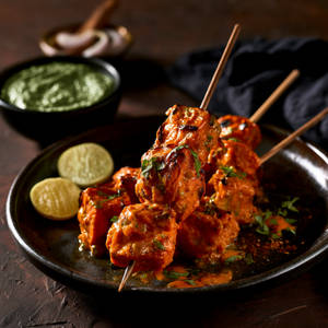 Achari Soya Chaap Tikka (no Maida)