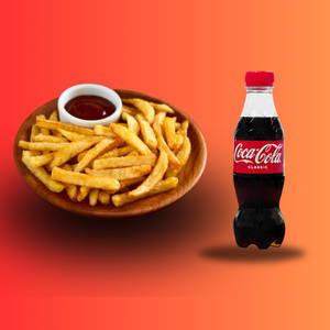 1 Fries + 1 Soft Drink