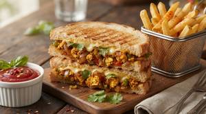Double Paneer Tikka Grill Jumbo Sandwich