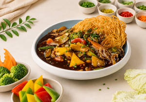 Egg Pan Fried Noodles (Serves 2)