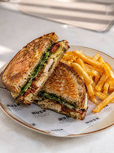 Pesto Chicken Sourdough Sandwich