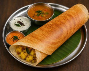 Paneer masala dosa