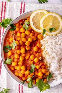 Amritsari Chole Masala Rice Bowl [serves 1]