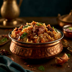 Hyderabadi Dum Mutton Biryani