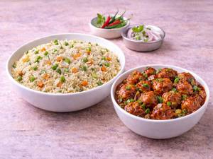 Combo Fried Rice + Manchurian