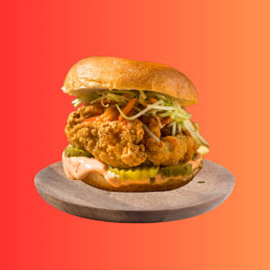 New York Rowdy Chicken Burger