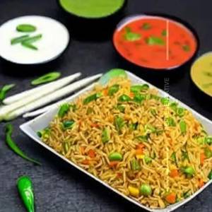 Schezwan Mushroom Fried Rice