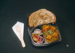 Matar Paneer Laccha Paratha Combo