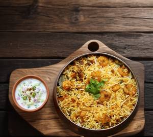 Prawns Biryani (Serve 4)