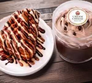 Triple Chocolate Waffle & Chocolate Cheesecake Jar