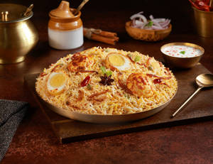 Egg Dum Mughal Biryani