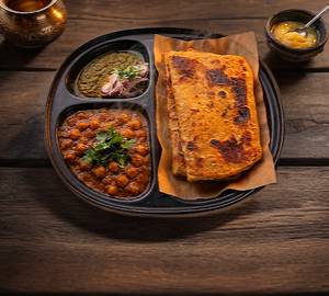 Plain Paratha  Chole
