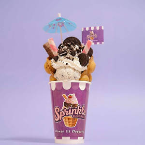 Cream & Cookies Bubble Waffle