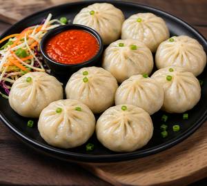 Veg momos steam
