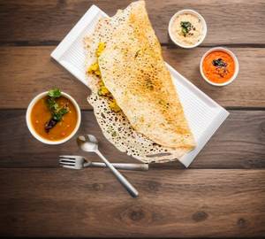 Ghee Onion Rava Masala Dosa