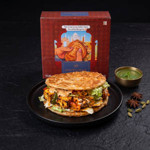 Paneer Tikka Paratha Burger