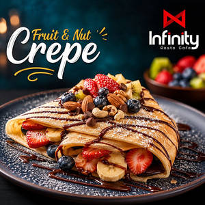 Fruit & Nut Crepe