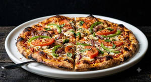 Onion Tomato Capsicum Pizza