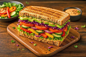 Exotic Veggie Sandwich