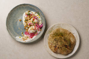Turkish Eggs With Goat Milk Yogurt