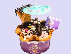 Oreo Overload Marble Sundaes