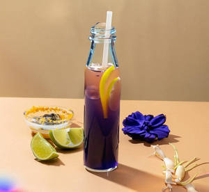 Nam Un Chan Ma Nao [ Butterfly Pea With Lemon Drink]