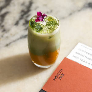Iced Mango Matcha Latte