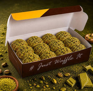 Kunafa Drizzle Mini Bubble Pancakes