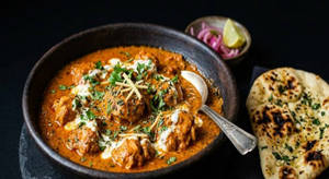 Chicken Lababdar With Butter Naan