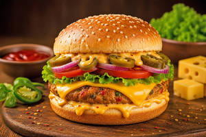 Cheesy Buzz Burger