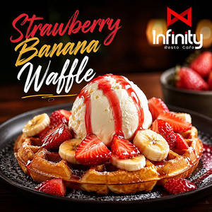 Strawberry Banana Waffle