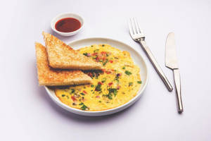 Cheese Bread Omelette