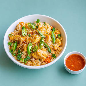 Chilli Garlic Fried Rice-chicken