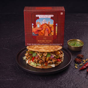 Chicken Seekh Crunchy Paratha Burger