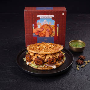 Masala Chaap Paratha Burger
