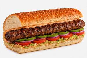 Mutton Seekh Sub [6 Inches]