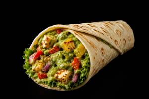 Avocado Salasa Panner Wrap