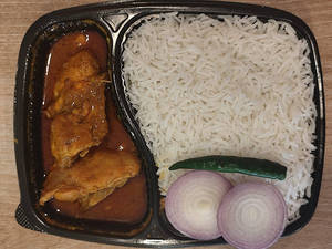 Mini Rice Chicken Thali