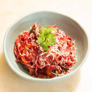 Rosemary Purple Sweet Potato Spaghetti