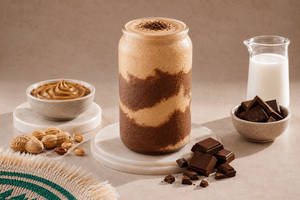 Peanut butter and chocolate smoothie