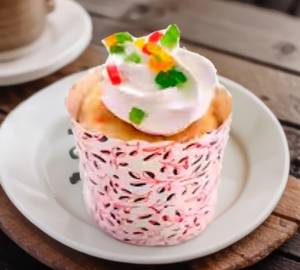 Tutti Frutti Cupcake (Serves 1-2)