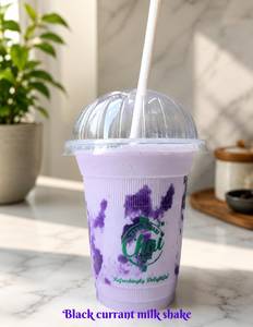 Black current milkshake 