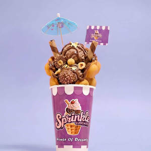 Ferrero Rochers Bubble Waffle